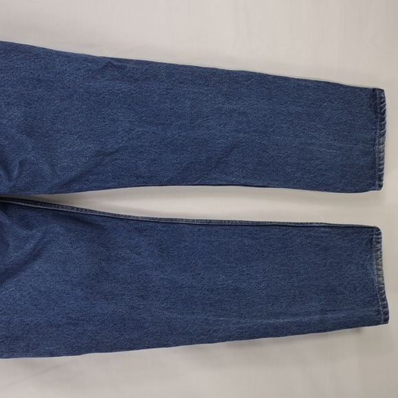 Vintage Levi's Orange tag 505 Straight leg medium dark wash denim jeans 36/30 - Picture 4 of 9